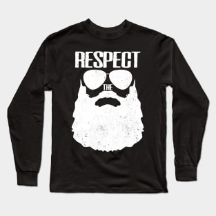 Respect Beard Long Sleeve T-Shirt